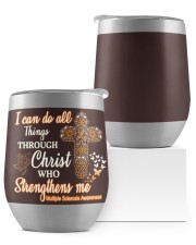 Multiple Sclerosis Wine Tumbler tile