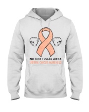 Uterine Cancer Hooded Sweatshirt tile