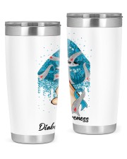 Faith Hope Love Fight Blue Ribbon Diabetes Awareness 20oz Tumbler tile