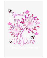 Spread the Hope find the Cure Breast Cancer Awareness Vertical Poster tile