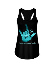 Cervical Cancer Ladies Flowy Tank tile