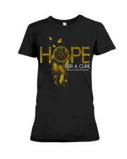 Childhood Cancer Premium Fit Ladies Tee tile