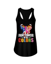 Cancer Day Butterfly Fight Cancer In All Colors Ladies Flowy Tank tile
