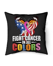 Cancer Day Butterfly Fight Cancer In All Colors Indoor Pillow tile