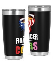 Cancer Day Butterfly Fight Cancer In All Colors 20oz Tumbler tile