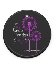 Pancreatic Cancer Circle Ornament (Porcelain) tile