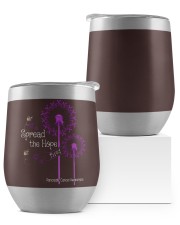 Pancreatic Cancer Wine Tumbler tile