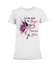 Let the faith be bigger than your fear Premium Fit Ladies Tee tile