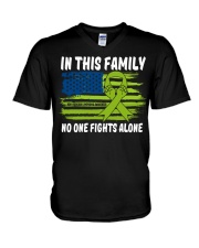 Non-Hodgkin Lymphoma V-Neck T-Shirt tile