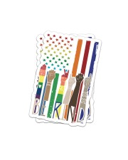 Be Kind Flags Sticker tile