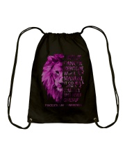 Pancreatic cancer Drawstring Bag tile