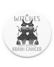 Brain cancer Circle Ornament (Porcelain) tile