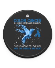 Colon Cancer Circle Ornament (Porcelain) tile