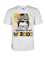 Appendix Cancer V-Neck T-Shirt tile