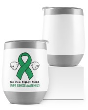Liver Cancer Wine Tumbler tile