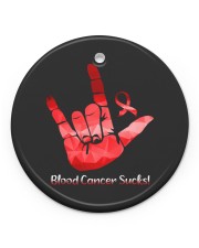 Blood Cancer Circle Ornament (Porcelain) tile
