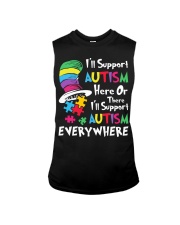 i-ll-support-autism-here-or-there-i-ll-support-autism-everywhere Sleeveless Tee tile