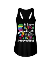 i-ll-support-autism-here-or-there-i-ll-support-autism-everywhere Ladies Flowy Tank tile