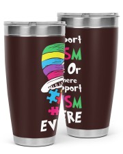 i-ll-support-autism-here-or-there-i-ll-support-autism-everywhere 30oz Tumbler tile