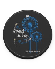 Colon Cancer Circle Ornament (Porcelain) tile