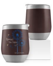 Colon Cancer Wine Tumbler tile