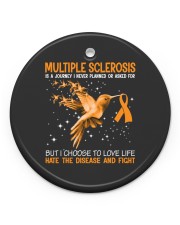 Multiple Sclerosis Circle Ornament (Porcelain) tile