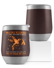 Multiple Sclerosis Wine Tumbler tile