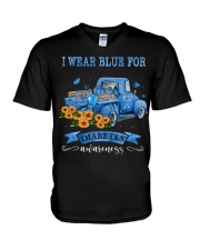 Diabetes V-Neck T-Shirt tile