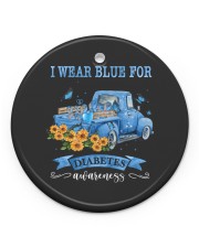 Diabetes Circle Ornament (Porcelain) tile