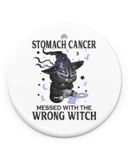 Stomach Cancer Circle Ornament (Porcelain) tile