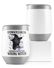 Stomach Cancer Wine Tumbler tile