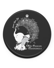 Skin Cancer Circle Ornament (Porcelain) tile