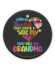 Grandma Circle Ornament (Porcelain) tile