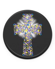 Bladder Cancer Circle Ornament (Porcelain) tile