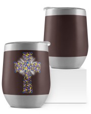 Bladder Cancer Wine Tumbler tile