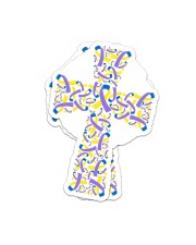 Bladder Cancer Sticker tile