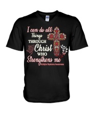 Multiple Myeloma V-Neck T-Shirt tile