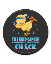 Thyroid Cancer Circle Ornament (Porcelain) tile