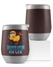 Thyroid Cancer Wine Tumbler tile