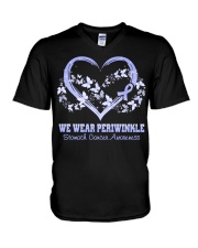 Stomach Cancer V-Neck T-Shirt tile