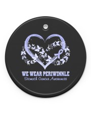 Stomach Cancer Circle Ornament (Porcelain) tile