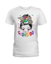 cancer survivor Ladies T-Shirt tile