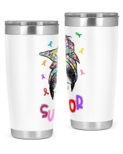 cancer survivor 20oz Tumbler tile