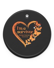 Multiple Sclerosis Circle Ornament (Porcelain) tile