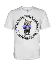 Hodgkin Lymphoma V-Neck T-Shirt tile
