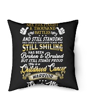 Childhood Cancer Indoor Pillow tile