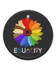 Daisy Equality Circle Ornament (Porcelain) tile