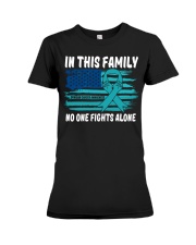 Ovarian Cancer Premium Fit Ladies Tee tile