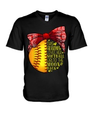 Grandma V-Neck T-Shirt tile