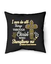 Childhood Cancer Indoor Pillow tile